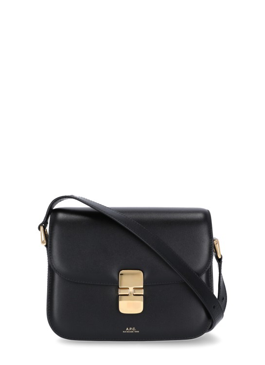 Shop Apc Small Grace Shoulder Bag In Black