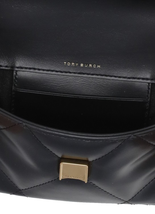 Shop Tory Burch Kira Diamond Mini Bag In Black