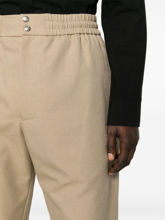 Shop Alexander Mcqueen Beige Cotton Cargo Pants In Brown