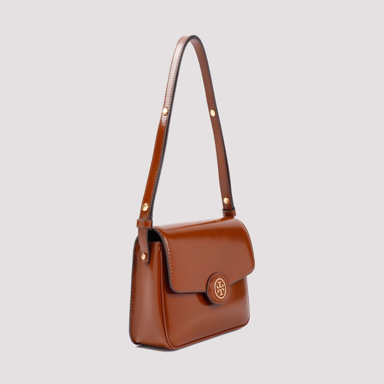 Tory Burch Robinson Shoulder Bag In Brown