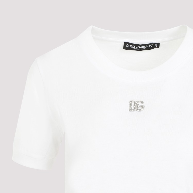 Shop Dolce & Gabbana Essential White Cotton T-shirt