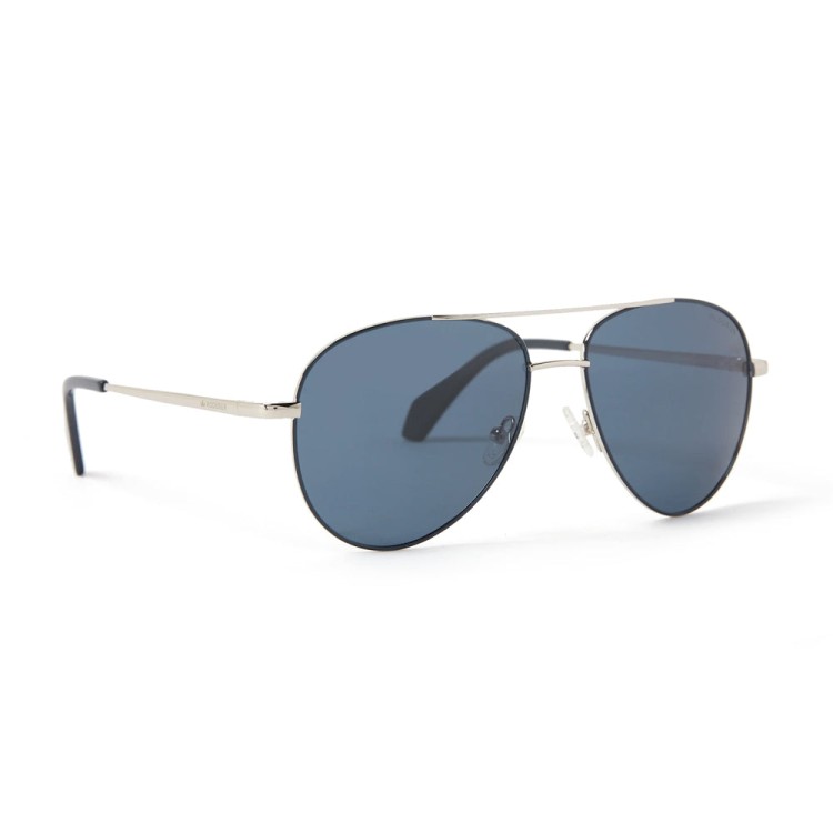 Shop Roderer James Aviator Polarized Sunglasses In Grey