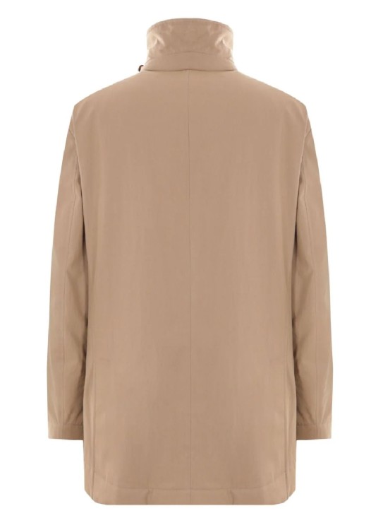 Brunello Cucinelli Stylish High Collar Down Jacket In Brown