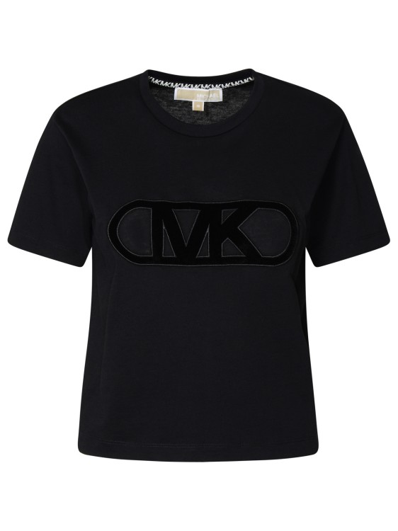 Michael Michael Kors Empire Black Cotton T-shirt