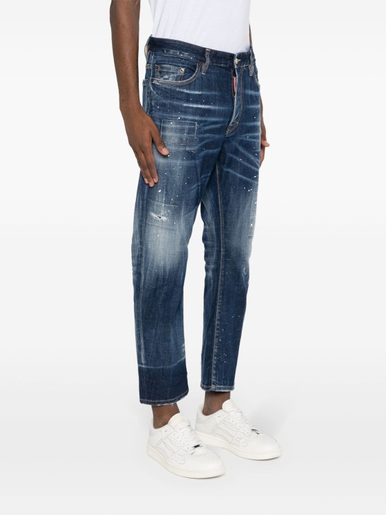Shop Dsquared2 Bro Jean Straight-leg Denim Jeans In Black