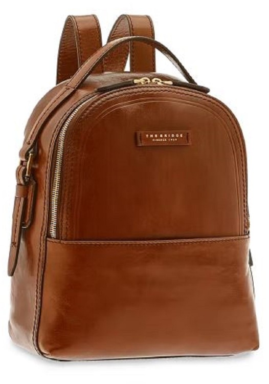 The Bridge Brown Leather Backpack