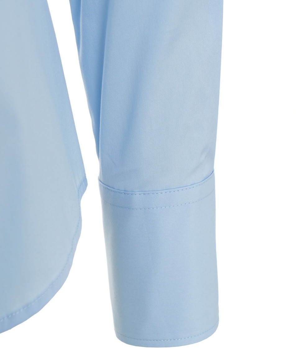 Grifoni Blouse In Cotton Blend In Blue