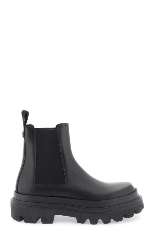 DOLCE & GABBANA BLACK ANKLE BOOTS