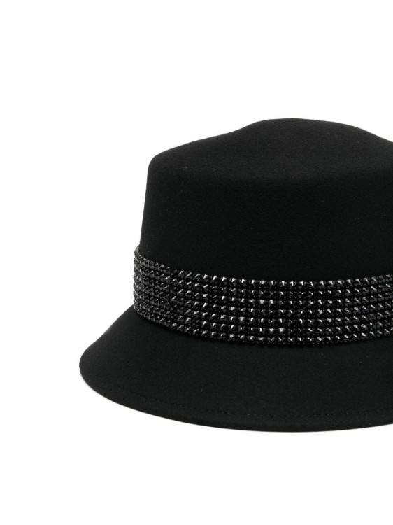 Shop Maison Michel Fedora Hat In Black