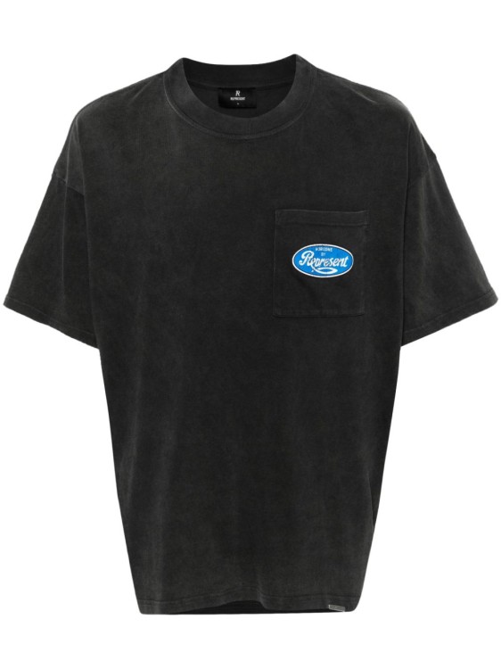Shop Represent Cotton T-shirt In Black
