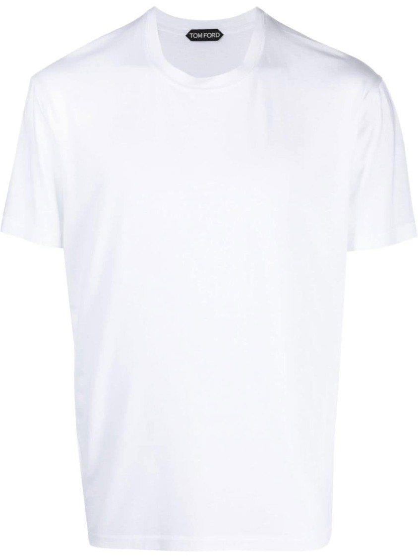 Shop Tom Ford Cotton T-shirt In White