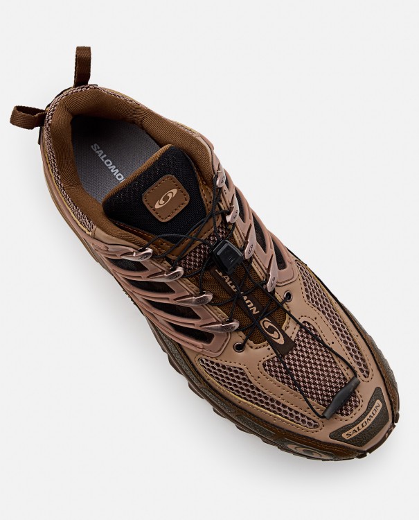 Shop Salomon Acs Pro Desert Sneakers In Brown