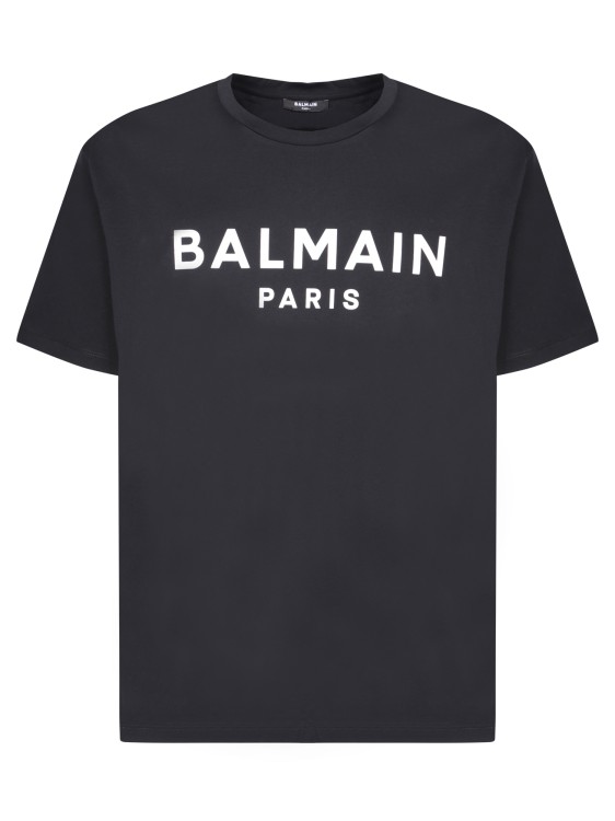 Balmain Front Logo Black T-shirt