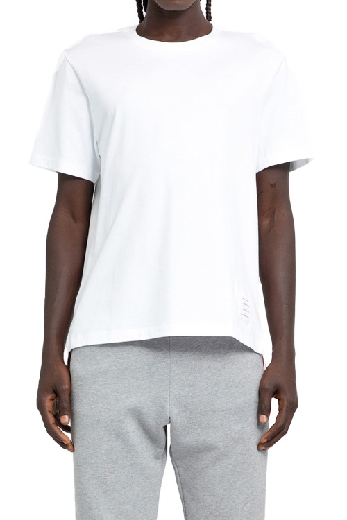 Thom Browne Medium Weight Jersey T-shirt In White