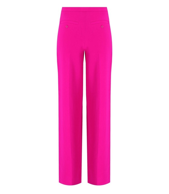 Shop Stine Goya Timo Fuchsia Wide Leg Trousers In Pink