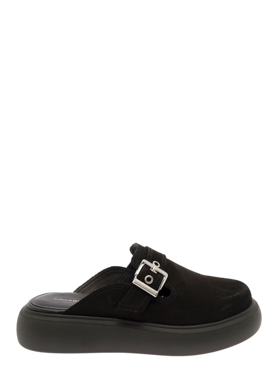 Vagabond Blenda' Mules With A Buckle In Leather In Black