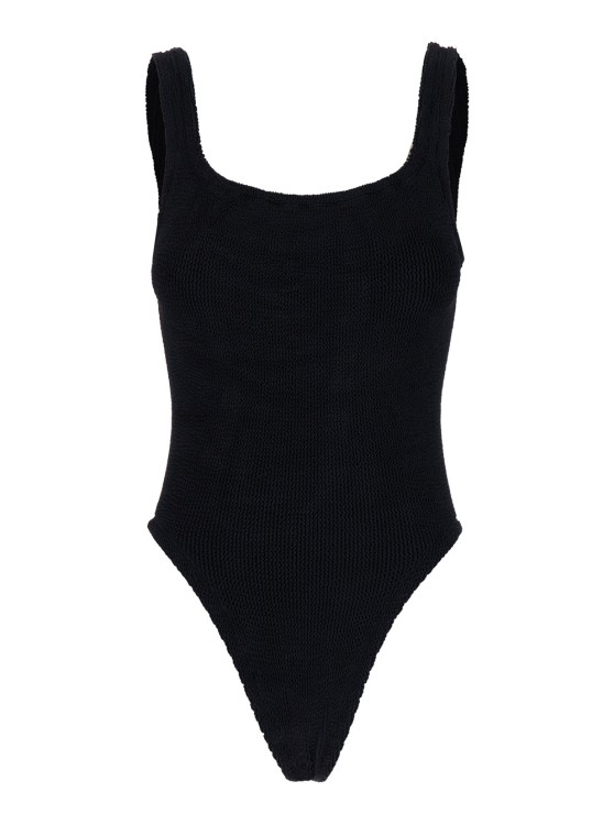 Shop Hunza G Black One-piece Swimsuit