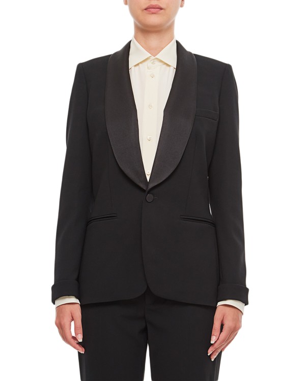 Ralph Lauren Sawyed Lined Jacket In Black