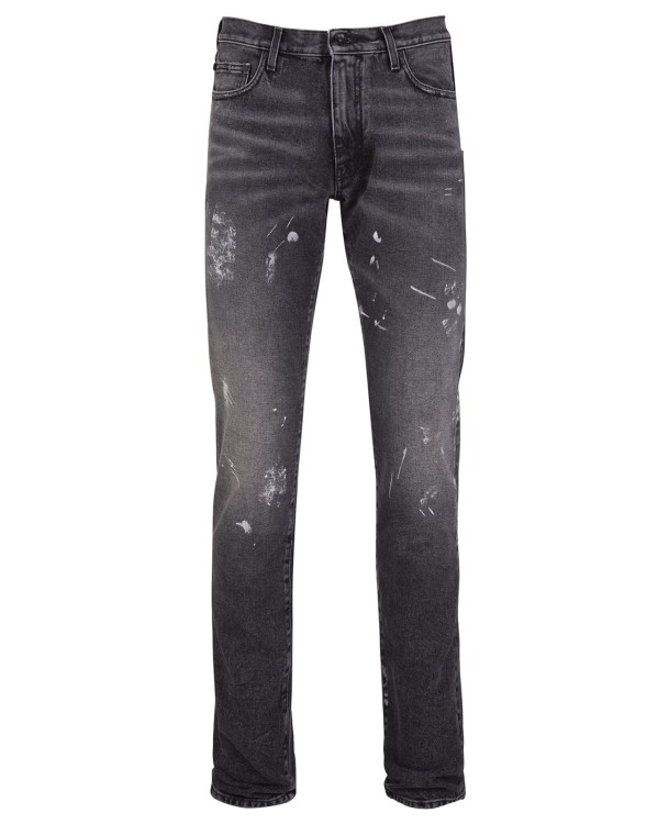 Shop Off-white Skinny Denim Jeans In Black