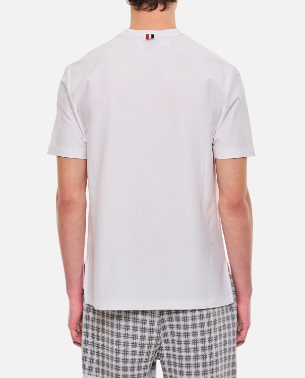 Shop Thom Browne Cotton T-shirt In Neutrals