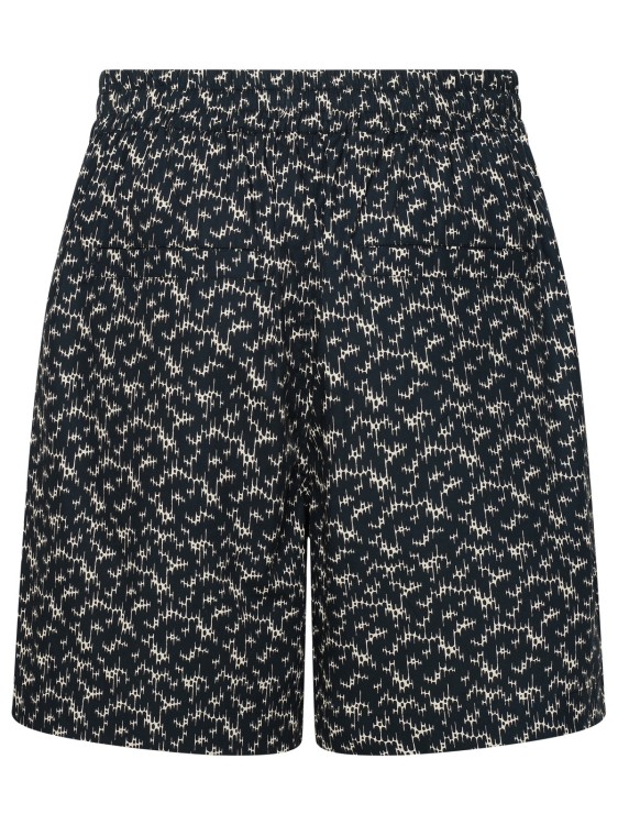 Shop Isabel Marant Vataya' Black Cotton Bermuda Shorts