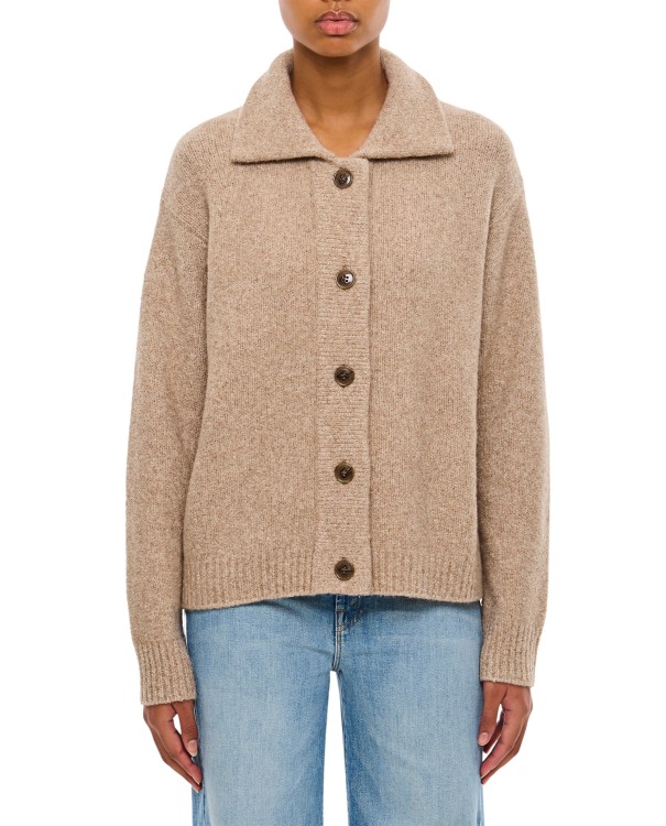 Lisa Yang Edda Cashmere Cardigan In Brown