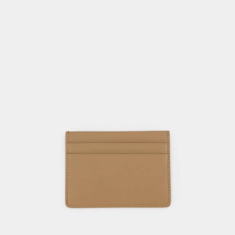 Jil Sander Holder Cardholder - Leather - Beige In Neutrals