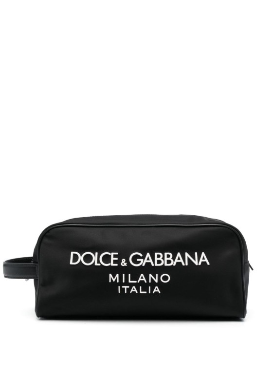 Dolce & Gabbana Wash Bag In Black