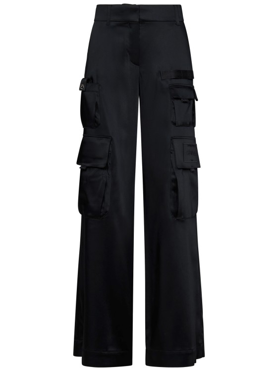 Shop Off-white Toy Box Cargo Trousers In Black