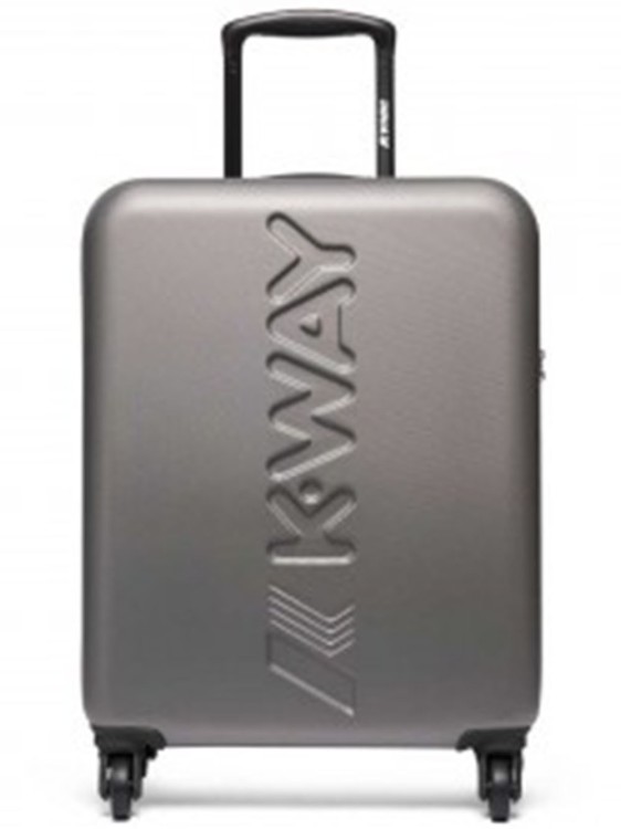 K-way Trolley Medio Con Logo  In Grey