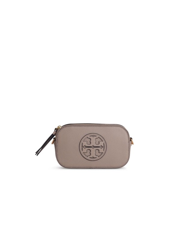 Shop Tory Burch Miller' Mini Leather Camera Bag Nude In Pink