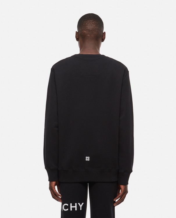 Shop Givenchy College Embroidery Sweatshirt In Black