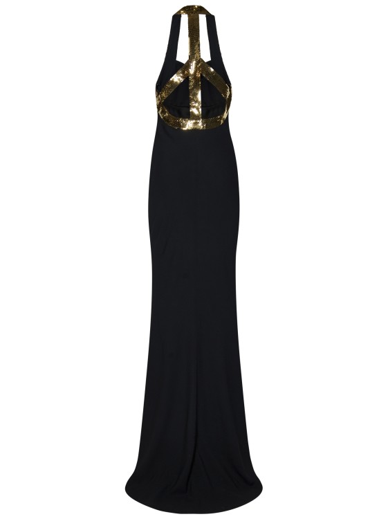 Shop Moschino Long Black Dress