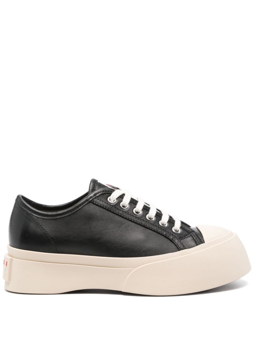 Marni Trendy Platform Sneakers With Chic Design And Comfortable Fit In Black