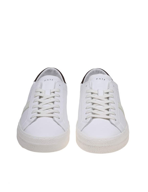 Shop Date Hill Low Vintage Sneakers In White/brown Leather