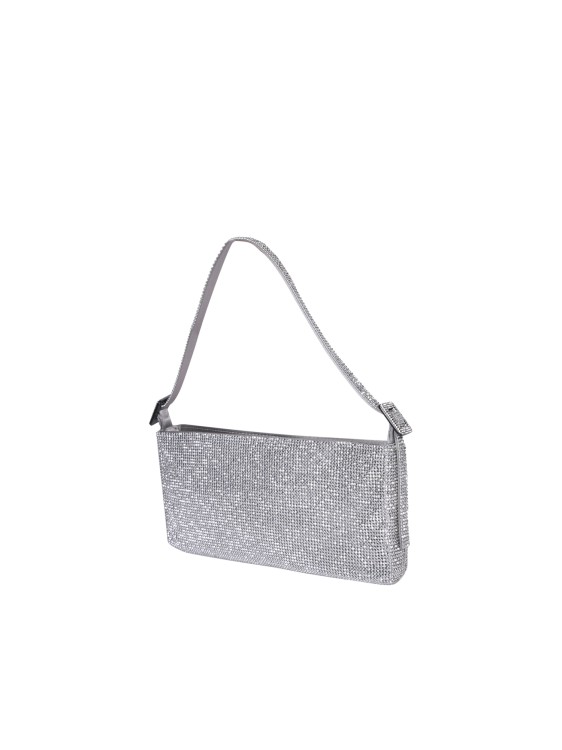 Shop Benedetta Bruzziches Aluminum Mesh Bag In Grey