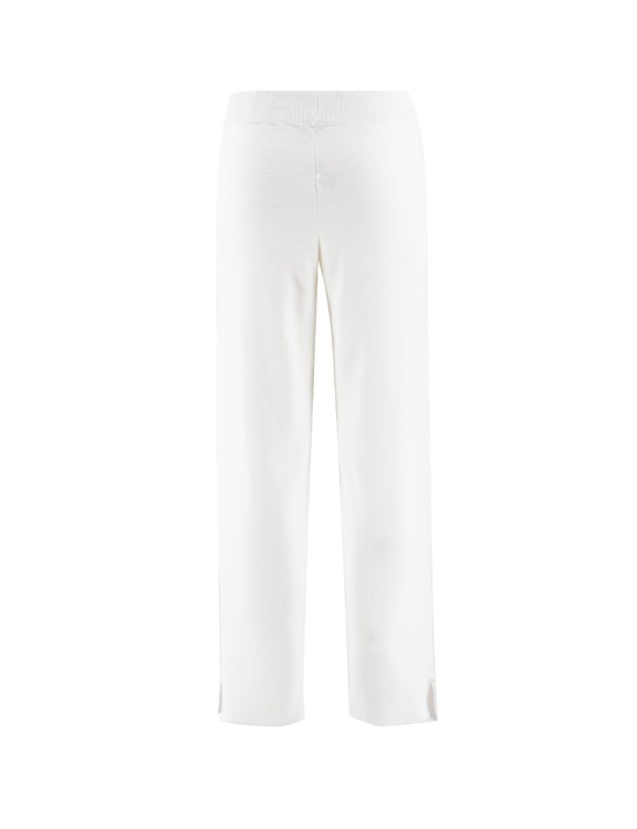 Shop Panicale White Cotton Trousers