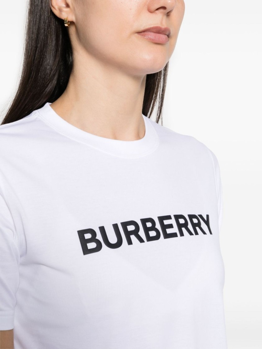 Burberry The Cotton T-shirt Is The Perfect Compromise Between Luxury And Basic Wear In White