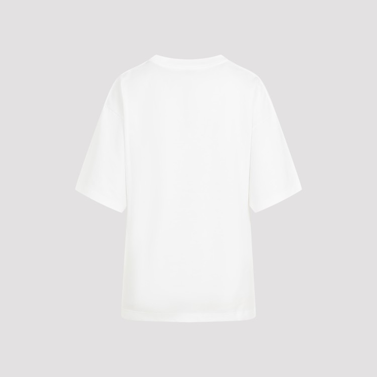 Shop Saint Laurent Cotton And Modal T-shirt In White