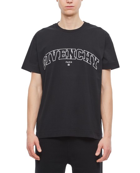 GIVENCHY CLASSIC FIT COLLEGE EMBROIDERY T- SHIRT