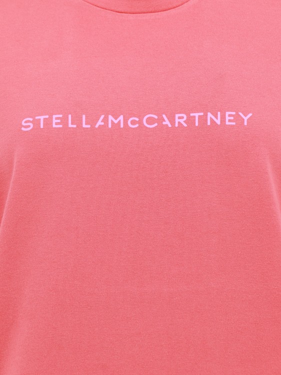 Shop Stella Mccartney Iconic Sustainable Cotton T-shirt In Pink