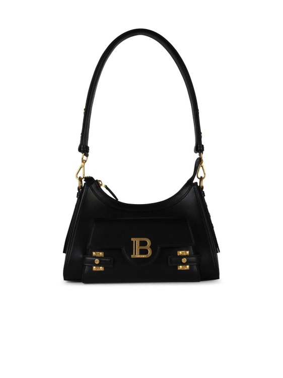 Balmain B-buzz Hobo Shoulder Bag In Black