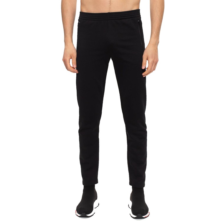 Shop Balenciaga Black Cotton Pants