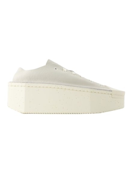 Y-3 Renga Lo Sneakers - Leather - White