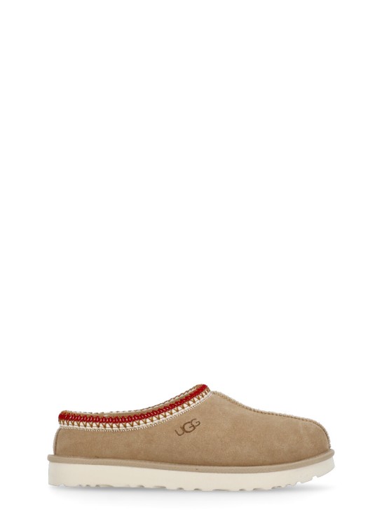 UGG BEIGE LEATHER SLIPPERS