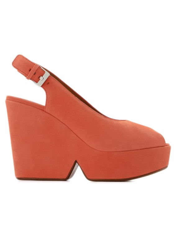 Shop Clergerie Dylan9 Sandals  - Orange - Leather