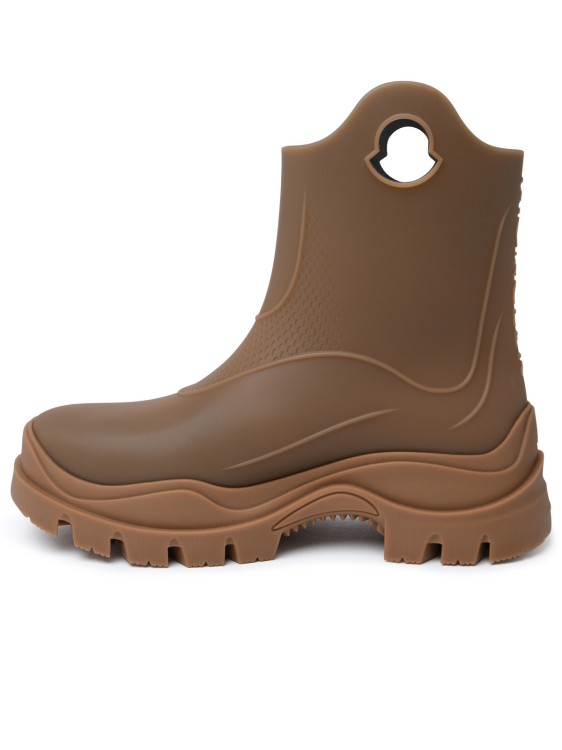 Shop Moncler Misty Ankle Boot In Brown