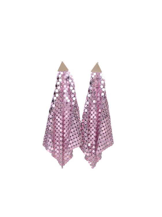 Rabanne Cascading Earrings In Pink