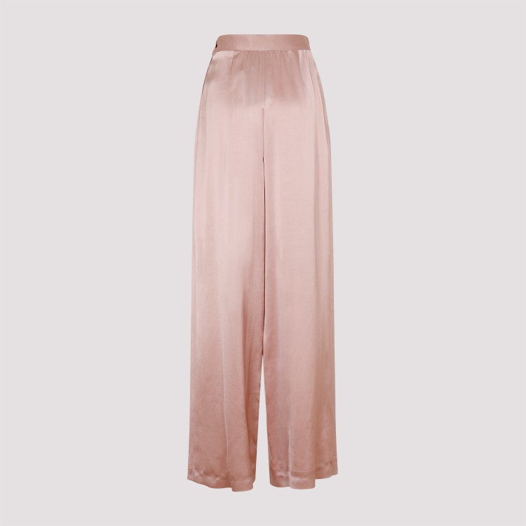 Shop Fabiana Filippi Pink Fluid Pants In Neutrals