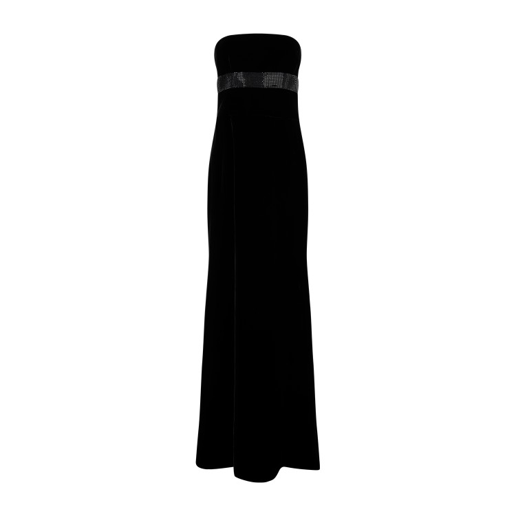 Shop Giorgio Armani Black Viscose Sleeveless Dress